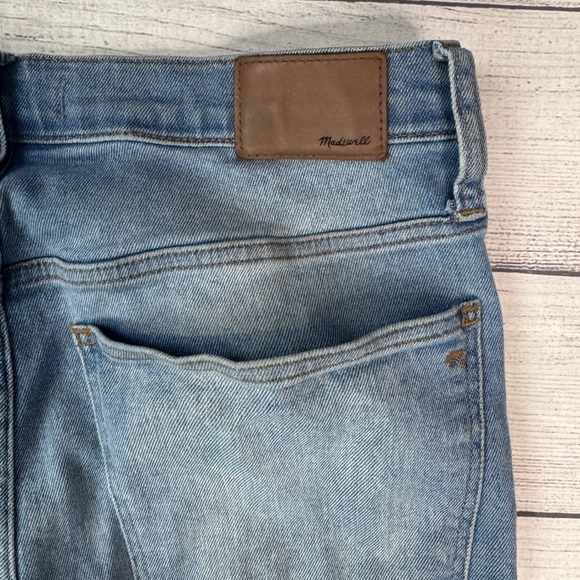Madewell 10 High-Rise Skinny Crop Jeans Medium Wash Blue Size 30 - Picture 10 of 12